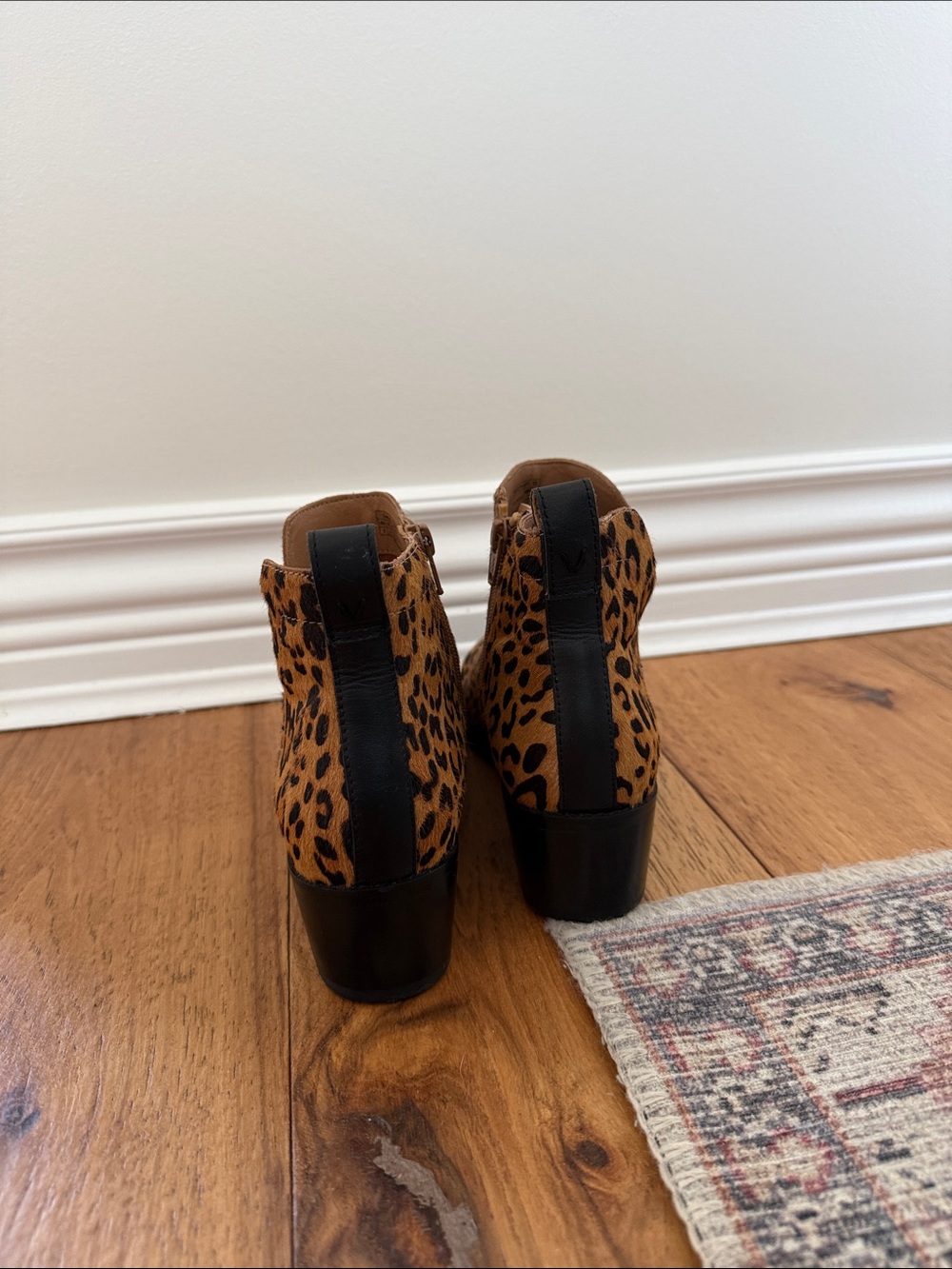 Vionic Leopard Print Ankle Boots - Brown/Tan - Picture 2 of 5